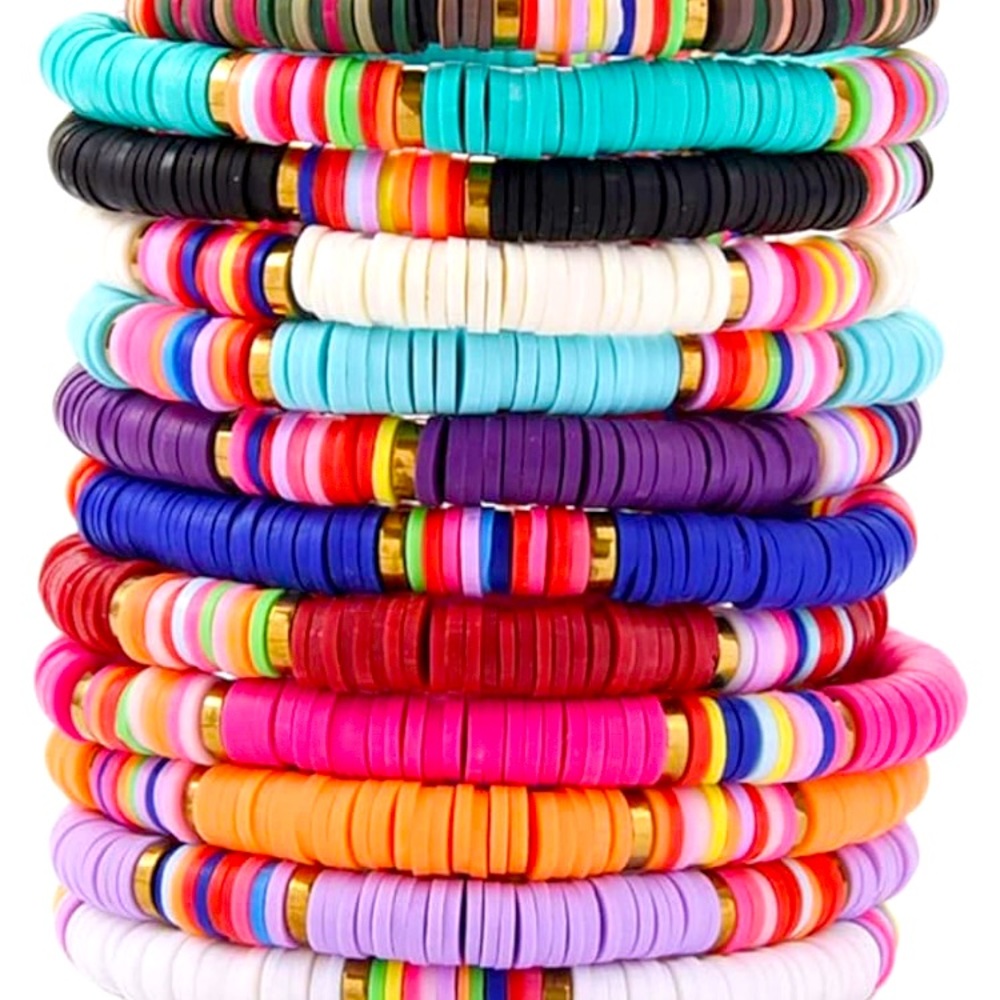 Mystery Bundle of Clay Bead Bracelets